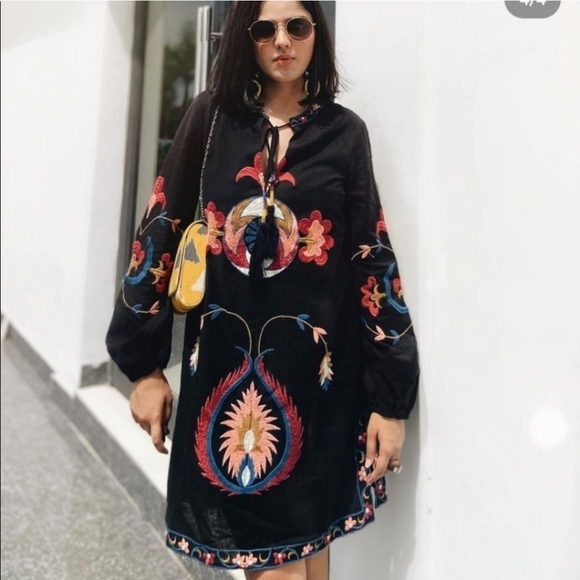 NWT Zara embroidered dress 👗 💕 - Picture 13 of 13
